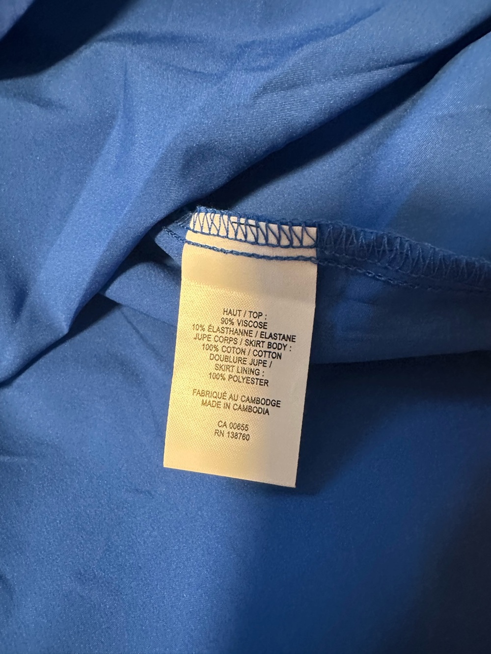 Reitmans 2X Royal Blue Sleeveless Scoop Neck Babydoll Summer Sun Dress - Picture 9 of 10